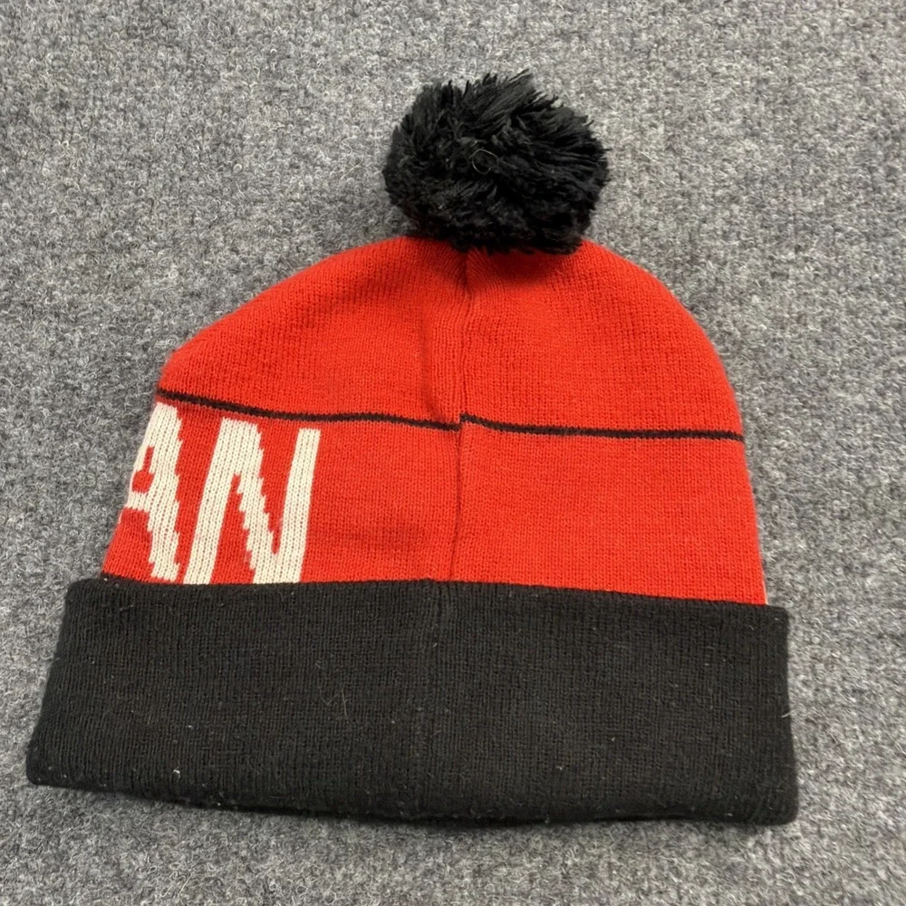 Spiderman Beanie Hat Cap Youth Black Red Marvel‎ Knit Pompom Kid Boy Superhero